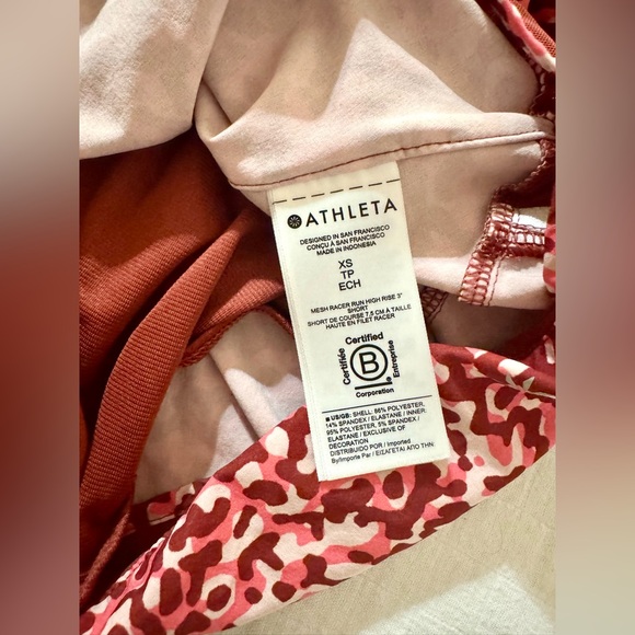 Athleta Mesh Racer Run High Rise 3" Short ☀️ - Picture 6 of 9